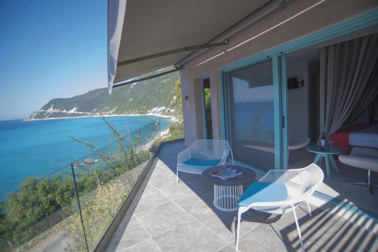 The Ionian View Aparthotel Áyios Nikítas Rom bilde
